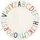 Topotdor Rainbow Round Kids Play Rug Alphabet Nursery Area Rug Extra Large Soft Crawling Play Mat for Children Toddlers Bedroom (71 inch, Multi Color