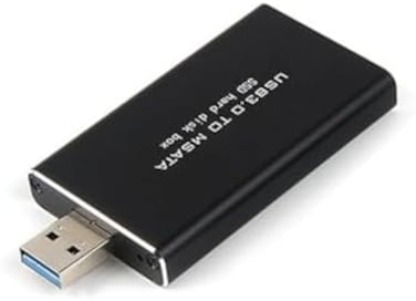 Mustpoint USB 3.0 to mSATA SSD Hard Disk Box Converter Adapter Enclosure External HDD Case