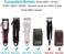 سلك شاحن محول طاقة Bensn 4V AC لماكينة حلاقة Wahl 5-Star 8164، وماكينة تشذيب الشعر الكهربائية Wahl Magic Clip 8148/8591/8504