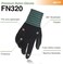 DEX FIT FN320 Gardening Gloves, Comfortable and Stretchy, Super Grip, Durable Nitrile Foam, Thin Lightweight Nylon, Machine Washable, Black 8(M3 Pairs