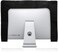 kwmobile Monitor Cover for 27-28" Monitor - Dust Cover PC Monitor Case Screen Display Protector - White/Black
