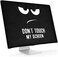 kwmobile Monitor Cover for 27-28" Monitor - Dust Cover PC Monitor Case Screen Display Protector - White/Black