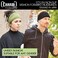 CHARM Men's Japanese Sports Headband - Stretchy Bandana Head Band Black M