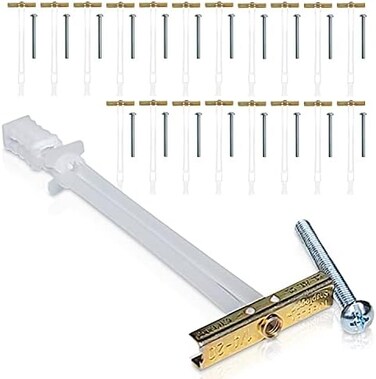 TOGGLER SNAPTOGGLE Drywall Anchor with included bolts for 1/4-20 Fastener size; holds 80 pounds each by TOGGLER &hellip; (20 Pack