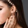 Exaggerated Luxury Sun Moon Stars Drop Earrings Rhinestone Punk Earrings for Women Jewelry Golden Boho Vintage Earrings