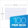 Quality Park6 3/4 Security-Tinted Envelopes with PeelSeal, 100-Pack, White &ndash; QUA10417