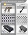 Gonex Compression Packing Cubes, Extensible Storage Mesh Bags Organizers, 6 PCS Gray, LMSXSSlimLaundry Bag