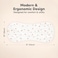KeaBabies 5-Pack Muslin Burp Cloths for Baby Boys and Girls - Organic Baby Burp Cloth, Viscose Derived from Bamboo Cotton Baby Washcloths, Burp Rags, Large Neutral Burp Clothes for Newborn (Petals