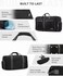 Gonex 40L Packable Folding Travel Bag Duffle for Boarding Airline, Lightweight Foldable Gym Duffle Water RepellentTear Resistant Black