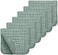Looxii Muslin Burp Cloths 100% Cotton Large 20''x10'' Extra Soft and Absorbent 6 Pack Baby Burping Cloth for Boys Girls (Dark Green
