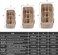 ZTUJO Purse Organizer Insert, Felt Bag Organizer For Handbag Purse Organizer (Small, Beige