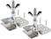 EQUTY BAYMERS 2 Pcs of Silk Screen Printing Hinge Clamps for Screen Printing Frame Machine,for Fixing Screen Printing Mesh,Screen Printing DIY Tool,4 Screws Included in The Package.