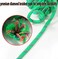 Wellmax Diamond Braid Nylon Rope - 3/8 Inch by 50 Feet Green Color - Extra Strength, Sunlight and Weather Resistant - Heavy Duty Construction