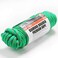 Wellmax Diamond Braid Nylon Rope - 3/8 Inch by 50 Feet Green Color - Extra Strength, Sunlight and Weather Resistant - Heavy Duty Construction