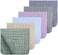 Looxii Muslin Burp Cloths 100% Cotton Muslin Cloths Large 20''x10'' Extra Soft and Absorbent 6 Pack Baby Burping Cloth for Boys and Girls(Multicolor