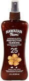 Hawaiian Tropic Sunscreen Oil Spray Protective Tanning, Enhance Tanmoisturize coconut oil, Tropical Scent, SPF 25 UVA/UVB, Water resistant (80Mins, Vegan, No Oxybenzone - 236ml