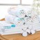 Yoofoss Muslin Burp Cloths for Baby 10 Pack 100% Cotton Baby Washcloths for Boys Girls Large 20''X10'' Super Soft and Absorbent Elephant