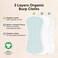 KeaBabies Organic Burp Cloths for Baby Boys and Girls - 5-Pack Super Absorbent Burping Cloth, Burp Clothes, SoftPlush Newborn Towel, Milk Spit Up Rags, Burpy Cloth Bib for Unisex, Burping Rags (Blooms