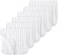 Looxii Muslin Burp Cloths 100% Cotton Muslin Cloths Large 20''x10'' Extra Soft and Absorbent 6 Pack Baby Burping Cloth Pure White