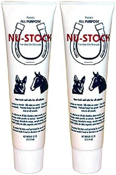 Pierce's All Purpose Duvet Nu-Stock Ointment Mange Ringworm Dogs Cattle Horses 12 oz. 2-Pack