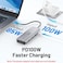 Selore&amp;S-Global USB C Docking Station Dual Monitor, 9 in 1 USB C Triple Display Docking Station to Dual HDMI Adapter Displayport SD TF Card Reader 2USB 2.0, 1 USB 3.0, 100W PD for USB C Thunderbolt 3