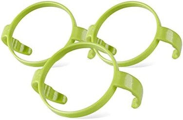 GOLOHO Compatible Bottle Handle for Comotomo, (Pack of 3, Green