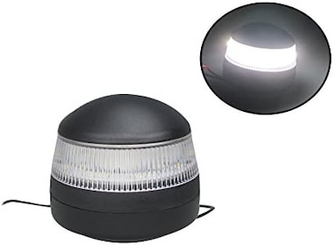 مصباح ملاحة LED لبرج مرساة قوارب التزلج على الماء من باكتريد مارين، قطر 5.1 سم - ارتفاع 0.6 سم، 5.1 سم، 10-30 فولت، عزم دوران 2 نيوتن متر