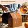 CZYY Waxed Canvas Lunch Bags Brown Paper Bag Styled - Classic Updated - Reusable and Washable, Worthbuy Lunch Box for MenWomen