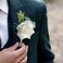 Prettybuy Boutonniere Brooch Flower Bridegroom Groom Men's Boutineer with Pin for Wedding, Prom, Homecoming