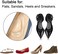 Dr Foot Dr. Foot's Arch Support Shoe Insoles for Flat Feet, Gel Arch Inserts for Plantar Fasciitis, Adhesive Arch Pad for Relieve Pressure and Feet Pain- 3 Pairs (Clear