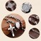 CaleesLLC 30" Stainless Steel Rosary Beads Necklace 6mm Silver Color with Jesus Christ Crucifix Cross