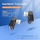 Oxsubor USB 3.0 Adapter 90 Degree Male to Female Coupler Connector Plug Left Right Up Down Angle (USB 3.0 Adapter Right 2PCS