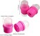 Tvoip 10 PCS Nail Soaker Cap for Acrylic Nail Remover, Gel Polish Nail Off Remover Cleaner Wrap Clip Cap Tool