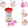 Tvoip 10 PCS Nail Soaker Cap for Acrylic Nail Remover, Gel Polish Nail Off Remover Cleaner Wrap Clip Cap Tool
