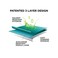 Ansell Microflex 93-260 Nitrile and Neoprene Gloves - Disposable, Chemical Resistant Medium 93260080 50