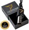 LOVETUNER - 528 hz Frequency of Love Meditation Tuning NecklaceMindfulness Device for AnxietyStress Relief (Silver Ball Chain