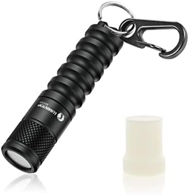 LUMINTOP Torch EDC01 Mini Torch Flashlight 120 Lumens Keychain Flashlight 3 modes IPX-8 Waterproof with Keyclip, Powered by Single AAA Battery Perfect for Emergency, Survival, Everyday Carry (Black