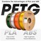 خيوط طباعة ثلاثية الأبعاد من نوع PETG من eSUN، قطر 1.75 مم، دقة أبعاد ± 0.05 مم، بكرة وزنها 1 كجم (2.2 رطل)، لون أبيض سادة.