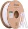 خيوط طباعة ثلاثية الأبعاد من نوع PETG من eSUN، قطر 1.75 مم، دقة أبعاد ± 0.05 مم، بكرة وزنها 1 كجم (2.2 رطل)، لون أبيض سادة.