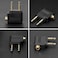 SAISN Headphones Adapter 3.5 mm Airplane Airline Travel Headphone Jack Audio Adapters Converter (5 Pack, Golden Plated