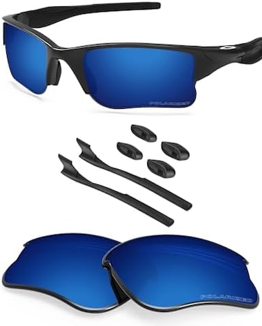 عدسات BlazerBuck البديلة المضادة للملح والمستقطبة لنظارات Oakley Half Jacket 2.0 XL OO9154