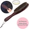 Cokaka Clothes Brush Lint Remover with Genuine Soft Horsehair and Brown Wooden Handle for Coat Men Suits Shoes Jacket Furniture Car Mat and Pet Hair (1-Pack