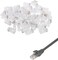 Bestol Wholesale 100 قطعة موصل كابل دائري RJ48 RJ-48 معياري مجدول 10P10C