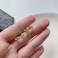 Zhx Without Pierced Ear Bone Folder Punk Fashion Ear Cuff Wrap Rhinestone Cartilage Clip On Earring Non Piercing Jewelry Silver one size
