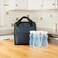 Dr. Brown's Dr. Brown's FoldFreeze Bottle Tote, Breastfeeding Essential Cooler Bag, 6 Baby Bottles Milk Storage Black