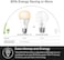 مصباح كاسا الذكي بتقنية واي فاي LED من تي بي لينك، مصباح خيطي E26، لون كهرماني دافئ 2000 كلفن، قابل للتعتيم، لا يتطلب جهاز تحكم مركزي، متوافق مع مساعدي أليكسا وجوجل (KL60KL110 1