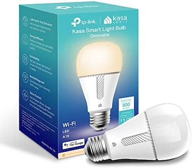 مصباح كاسا الذكي بتقنية واي فاي LED من تي بي لينك، مصباح خيطي E26، لون كهرماني دافئ 2000 كلفن، قابل للتعتيم، لا يتطلب جهاز تحكم مركزي، متوافق مع مساعدي أليكسا وجوجل (KL60KL110 1