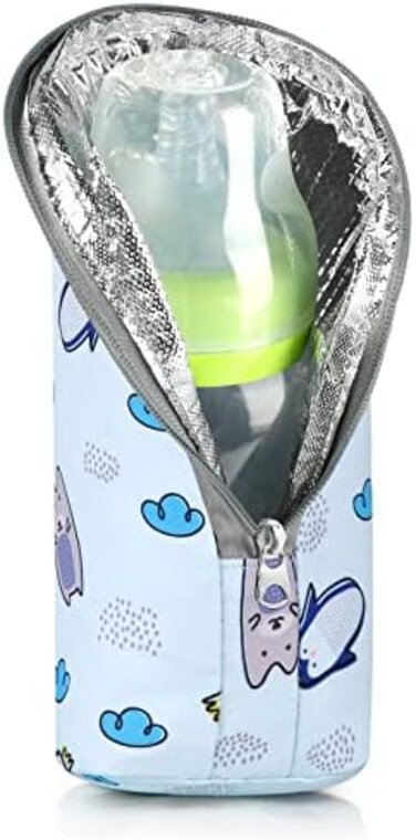 Accmor Baby Bottle Cooler Tote Bags, Insulated Breastmilk Cooler Bag, Nursing Bottle Cooler Warmer Bag for Nursing Mom Daycare Travel