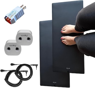 Earthing Grounding Mat 2 Pack, Mat Improves Sleep, Reduces Inflammation, Pain, and Anxiety, Clint Ober's Products