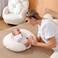 Aullar Pillowcase for Nursing Pillow and Positioner for Breastfeeding and Bottle Feeding, Propping Baby, Tummy Time, Baby Sitting Support, Awake-Time Support, Pillow Cover Only (Beige